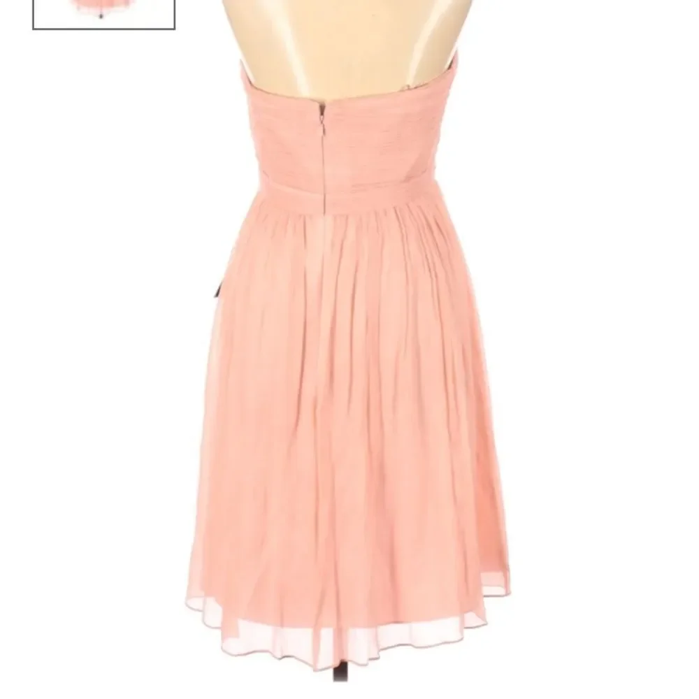 NWT J. Crew 100% Silk Pink Cocktail Mini 👗 Sz 12